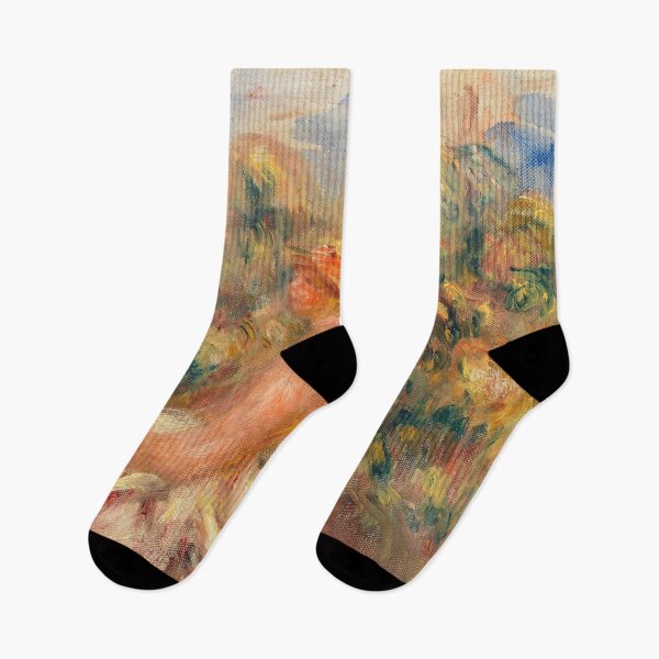 Item preview, Woman With Hat in a Landscape by Pierre-Auguste Renoir: Impressionist Garden Poster designed and sold by artofuniverse.
