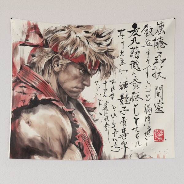Item preview, Ken Sumi-e  designed and sold by AnimeArsenalPrints.
