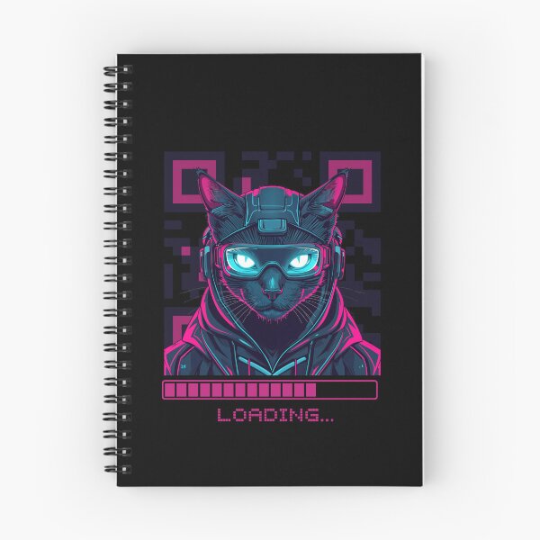 Item preview, Cyberpunk Cat Neon Hacker Design designed and sold by ShawonDesigns.