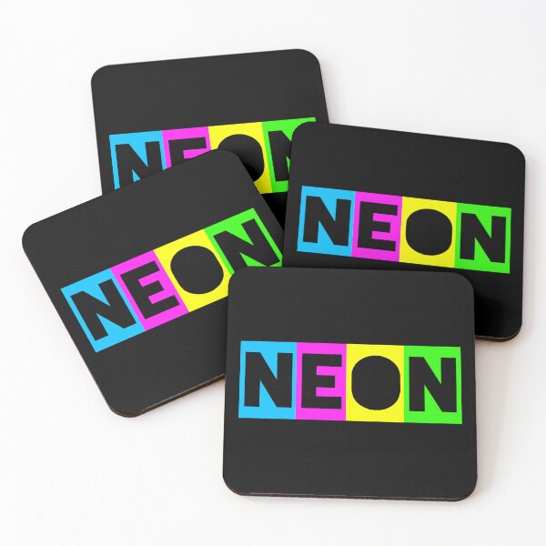 Item preview, Neon Colors Word Text designed and sold by Jeallan Designs.
