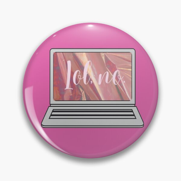 Item preview, Lol, No. Holographic Funny Saying in A Laptop Desktop designed and sold by CamilasPrints.