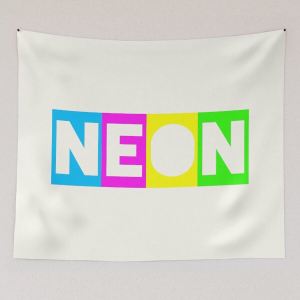 Item preview, Neon Colors Word Text designed and sold by Jeallan Designs.