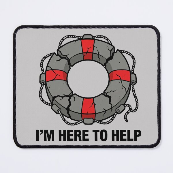 Item preview, I'm Here To Help Bomb Life Preserver designed and sold by KeremYurtseven.