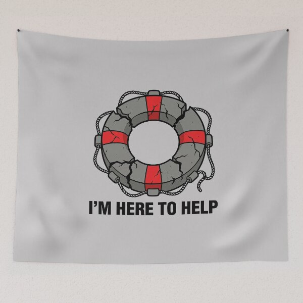 Item preview, I'm Here To Help Bomb Life Preserver designed and sold by KeremYurtseven.