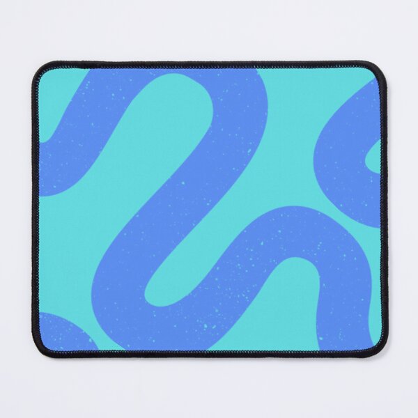 Item preview, Feeling Groovy Pattern in Blue & Aqua   designed and sold by Ink & Print Store .