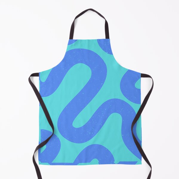 Item preview, Feeling Groovy Pattern in Blue & Aqua   designed and sold by Ink & Print Store .
