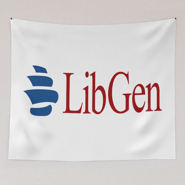 Item preview, LIBGEN designed and sold by oddwonders.