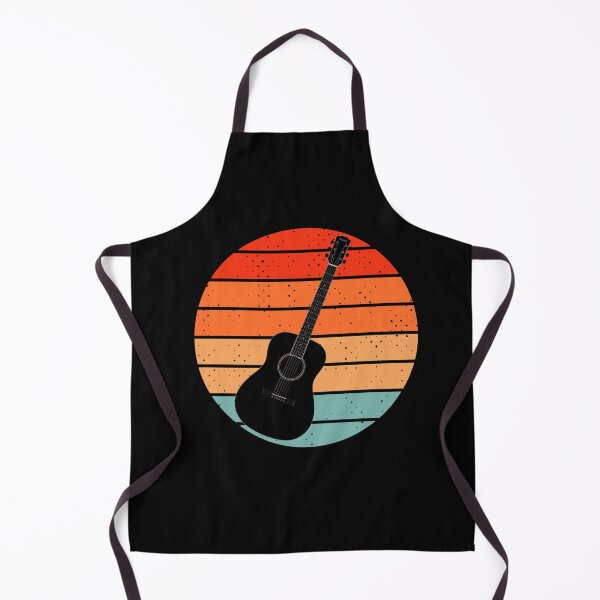 Item preview, The Acoustic Guitar Retro Sunset designed and sold by GiraffeandStuff.