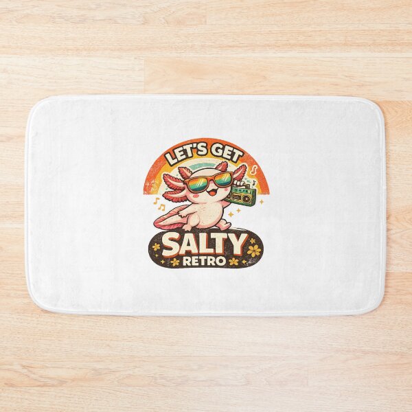 Item preview, Let’s Get Salty Retro Axolotl designed and sold by RetroPop23.