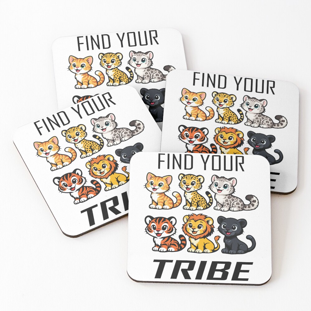 Item preview, Coasters (Set of 4) designed and sold by RemakeDesignLab.