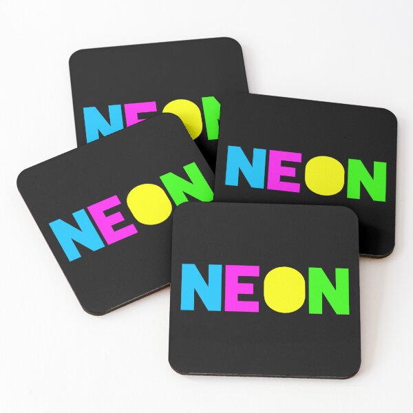 Item preview, Neon Colors Word designed and sold by Jeallan Designs.