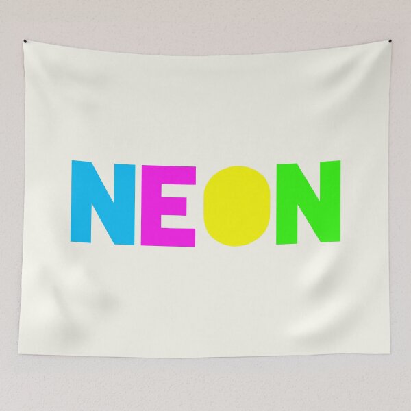 Item preview, Neon Colors Word designed and sold by Jeallan Designs.