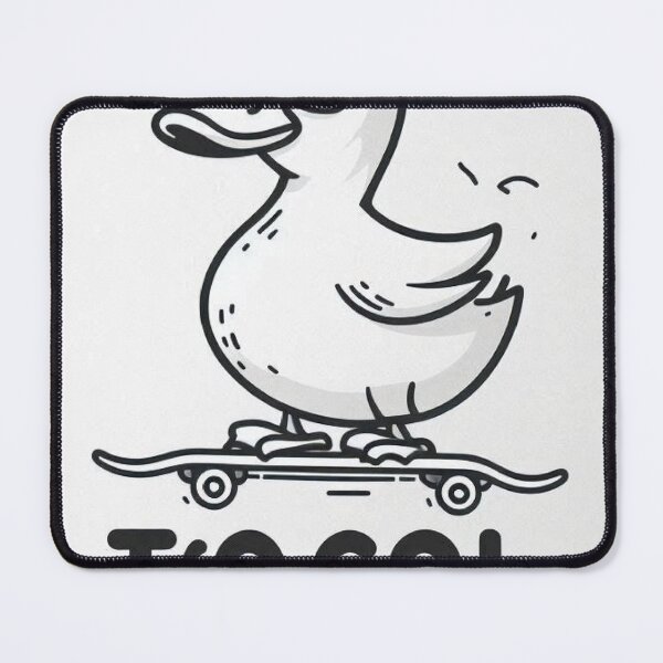 Item preview, Cool Skateboarding Duck – Too Cool To Care Minimalist Design designed and sold by Mitaudesign.