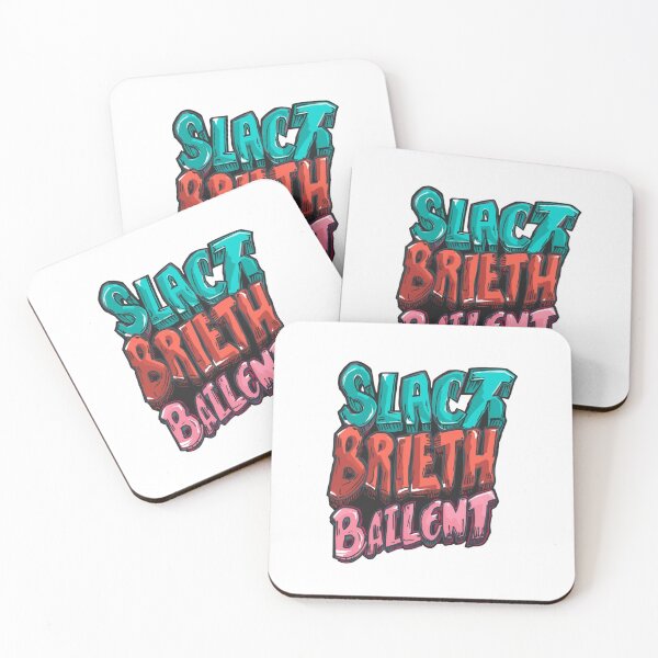 Item preview, SLACZ BRIETH BALLENT – Colorful Graffiti Typography designed and sold by Joyfulfabric.