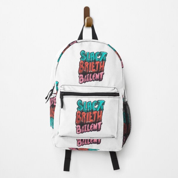 Item preview, SLACZ BRIETH BALLENT – Colorful Graffiti Typography designed and sold by Joyfulfabric.