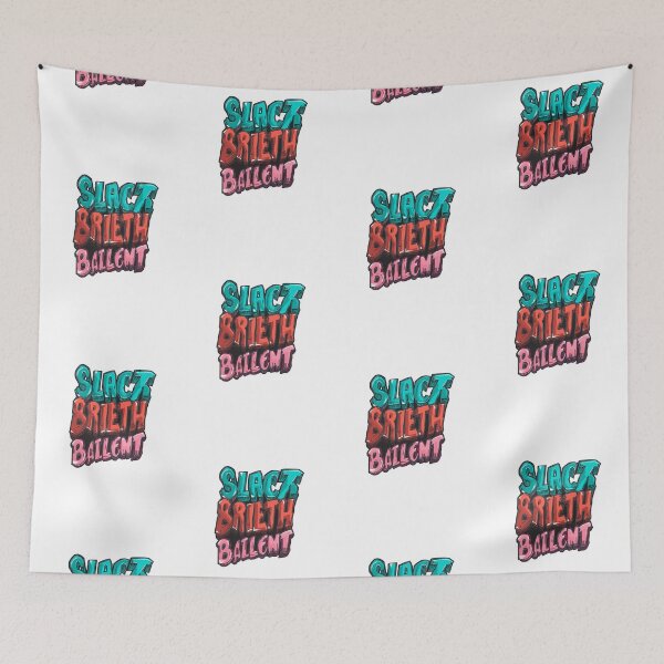 Item preview, SLACZ BRIETH BALLENT – Colorful Graffiti Typography designed and sold by Joyfulfabric.