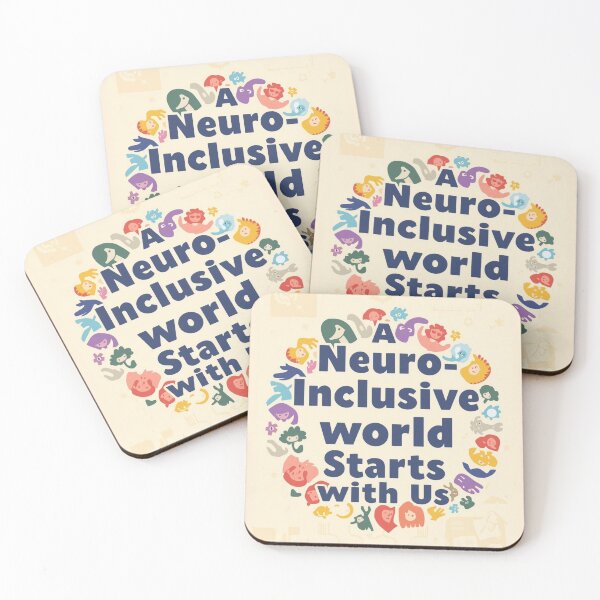 Item preview, A Neuro-Inclusive World Starts With Us | Inclusion Quote designed and sold by YvkafromPoland.