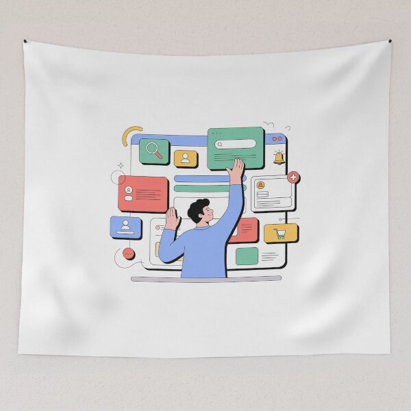 Item preview, Man Building Online Store From 0 to Success designed and sold by YounexxART.