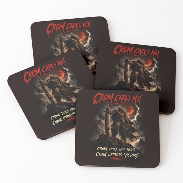 Item preview, Crom Cares Not – Victory Is Expected | Barbarian God Design designed and sold by VoidLaughs.