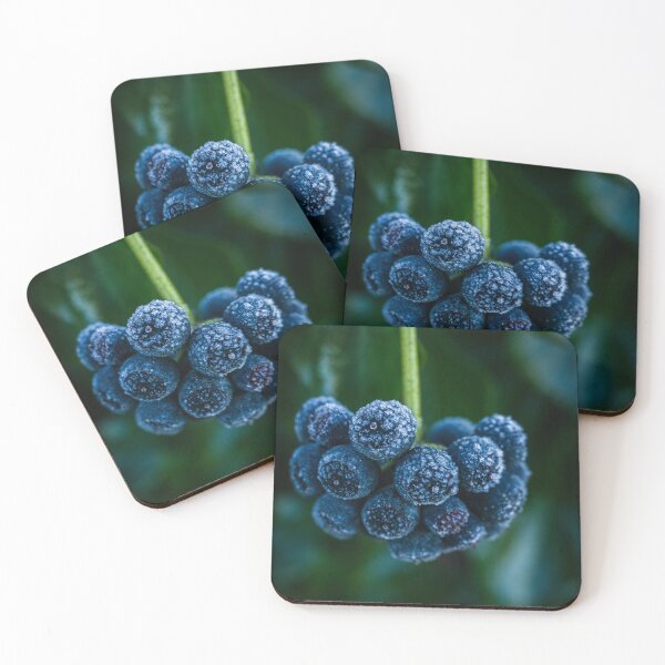 Item preview, Winter’s First Frost ,Frozen Blue Ivy Berries designed and sold by JSFrame.
