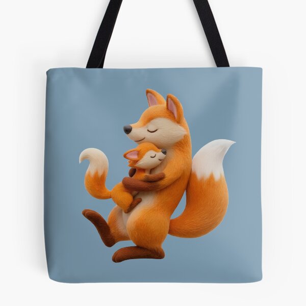 Item preview, Mama Fox Hug – Hug between mom and little fox designed and sold by Kokoristudio.