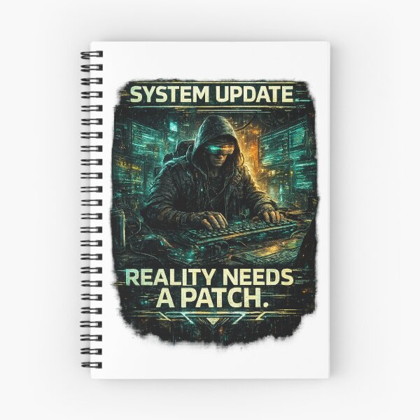 Item preview, System Update: Reality Needs a Patch – Cyberpunk Hacker Design designed and sold by VoidLaughs.