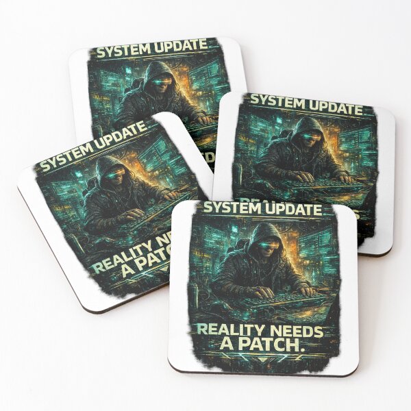 Item preview, System Update: Reality Needs a Patch – Cyberpunk Hacker Design designed and sold by VoidLaughs.