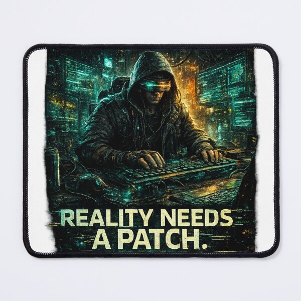 Item preview, System Update: Reality Needs a Patch – Cyberpunk Hacker Design designed and sold by VoidLaughs.