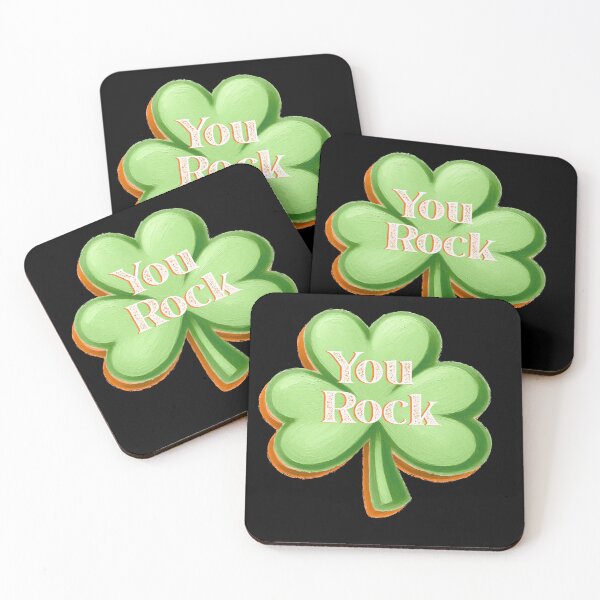 Item preview, ¡Qué suerte tienes, Rock Shamrock! designed and sold by SunandShade.