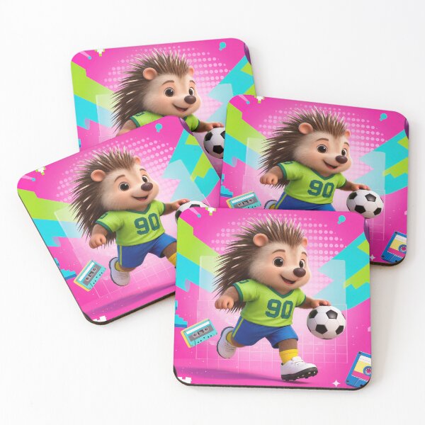 Item preview, Neon Porcupine: Soccer Star designed and sold by SynthRaccoon.