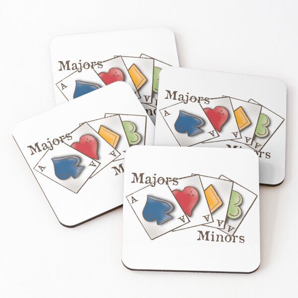 Item preview, Bridge Card Game, Majors Minors, cartoon,  designed and sold by DebbieJoyArt.