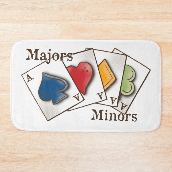 Item preview, Bridge Card Game, Majors Minors, cartoon,  designed and sold by DebbieJoyArt.