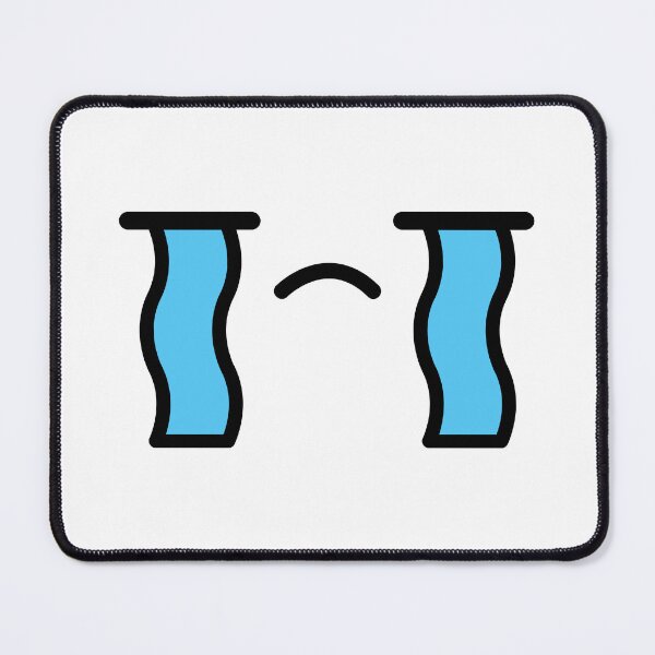 Item preview, Adorable kawaii sad crying face designed and sold by BlushyPrint.