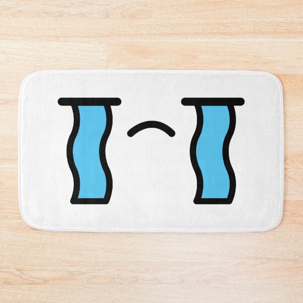 Item preview, Adorable kawaii sad crying face designed and sold by BlushyPrint.
