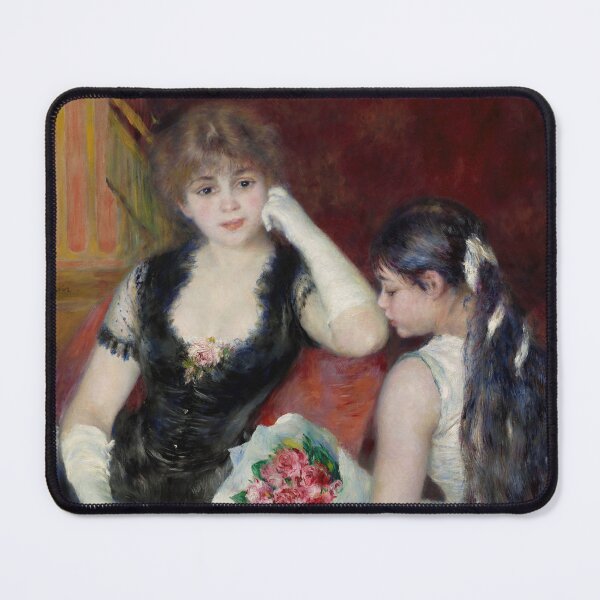 Item preview, A Box at the Theater at the Concert by Pierre-Auguste Renoir: Elegant Impressionist Poster designed and sold by artofuniverse.