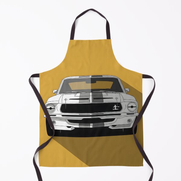 Item preview, Shelby GT500 1968 Front View Classic Mustang Muscle Car Minimalist Illustration designed and sold by Motorline44.
