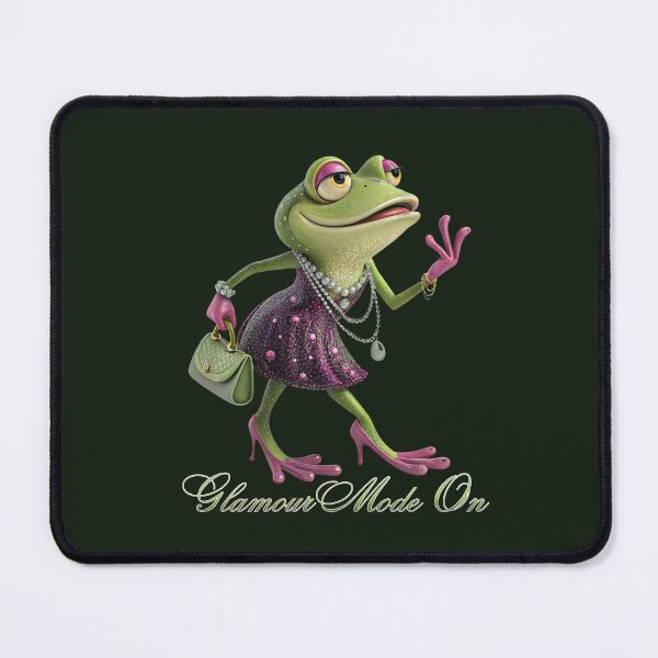 Item preview, Fabulous Fashionista Frog Character Illustration designed and sold by All About DigiCraft by Fedelina.