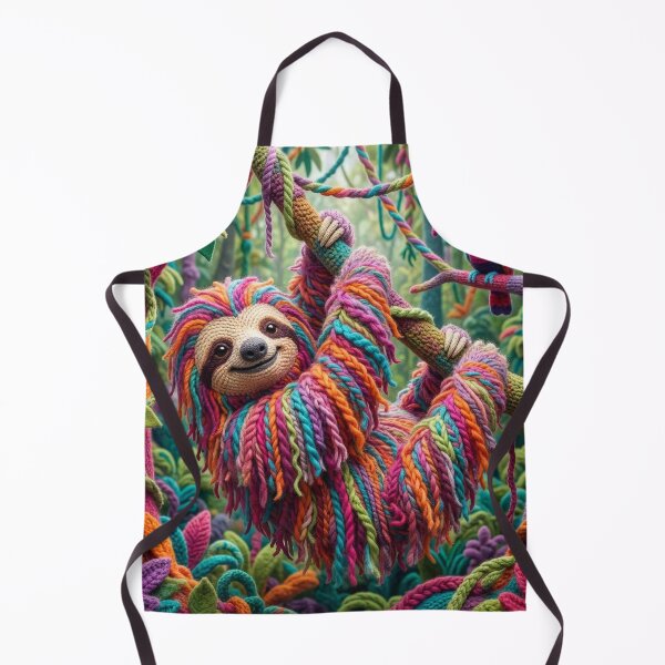 Item preview, Yarn Sloth and Her Yarn Toucan Friend designed and sold by Tridentulus.