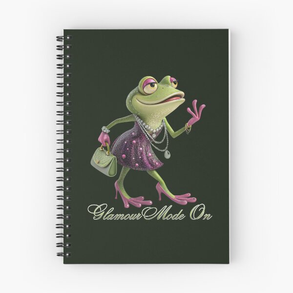 Item preview, Fabulous Fashionista Frog Character Illustration designed and sold by All About DigiCraft by Fedelina.