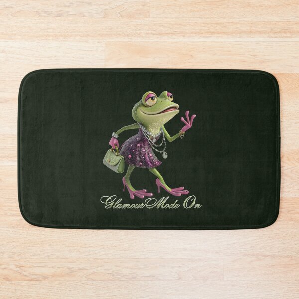 Item preview, Fabulous Fashionista Frog Character Illustration designed and sold by All About DigiCraft by Fedelina.