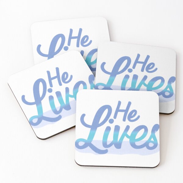 Artikelvorschau, He Lives Hand Lettering Design entworfen und verkauft von Dreprogress.
