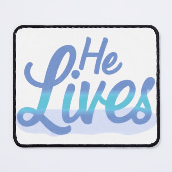 Item preview, He Lives Hand Lettering Design designed and sold by Dreprogress.
