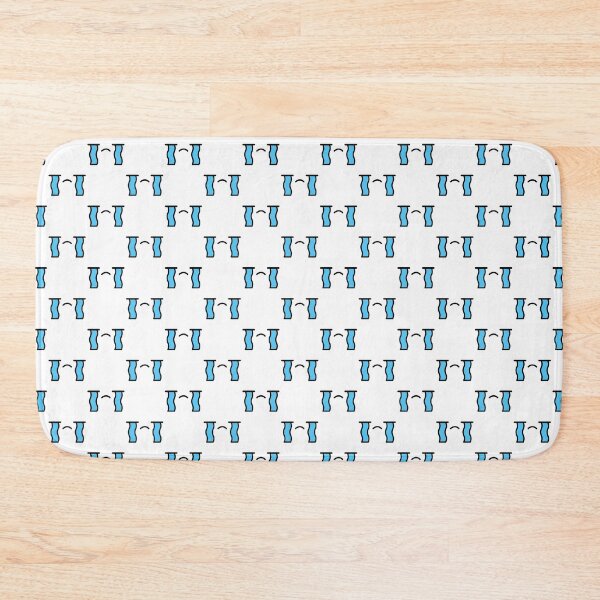 Item preview, Adorable kawaii sad crying face pattern designed and sold by BlushyPrint.