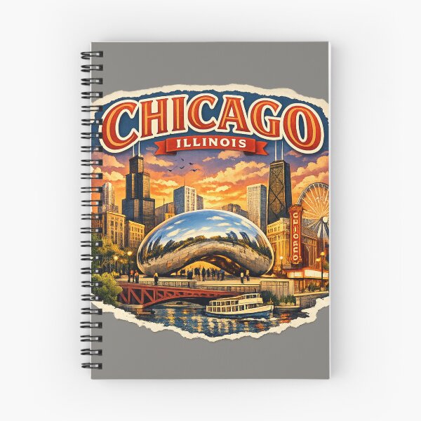 Item preview, Illinois Travel Poster – Scenic Landscape Silhouette Design designed and sold by SamEmbersLiving.