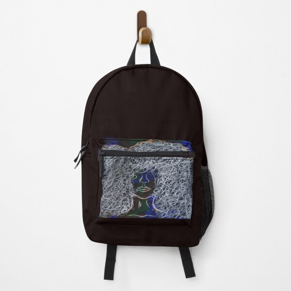 Item preview, Wild Curls – Expressive Portrait of Natural Beauty designed and sold by Geometry Art.