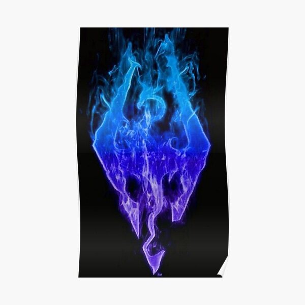 Skyrim Dragon Poster