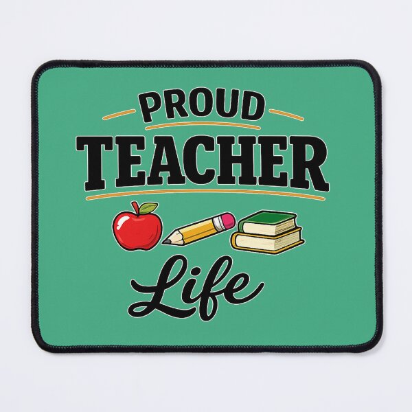Item preview, Proud Teacher Life Shirt – Funny Teacher Gift, Apple Pencil Books Design, Teacher Appreciation Tee designed and sold by Off-DutyDesign.