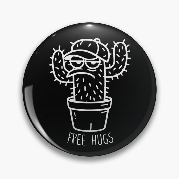Item preview, Free Hugs Bored Cactus designed and sold by FrechZeug.