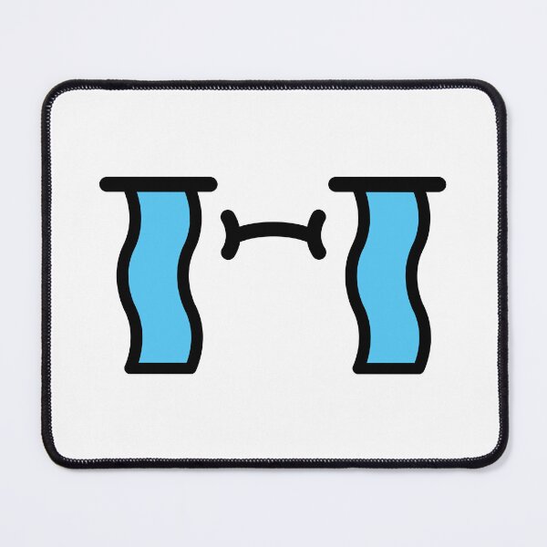 Item preview, Cute kawaii sad crying face designed and sold by BlushyPrint.