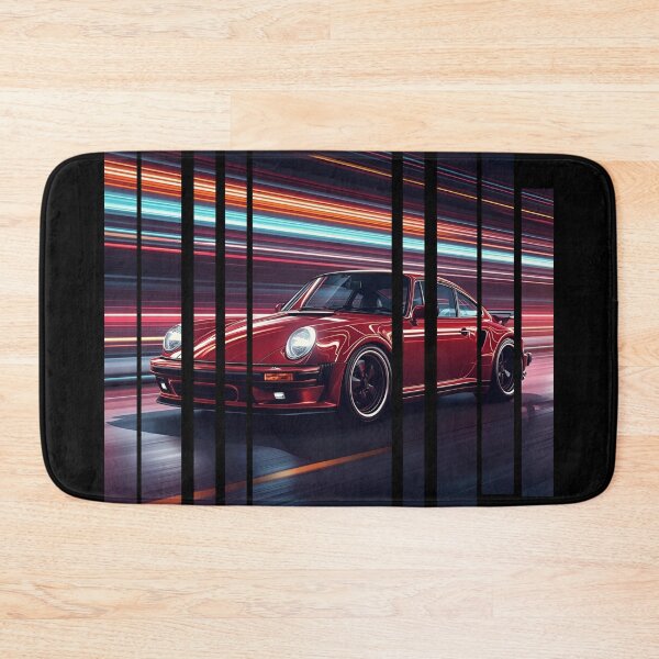 Item preview, Porsch 911 Turbo S inspired Design Vintage racing poster style, dynamic motion lines 12 designed and sold by Neon G.